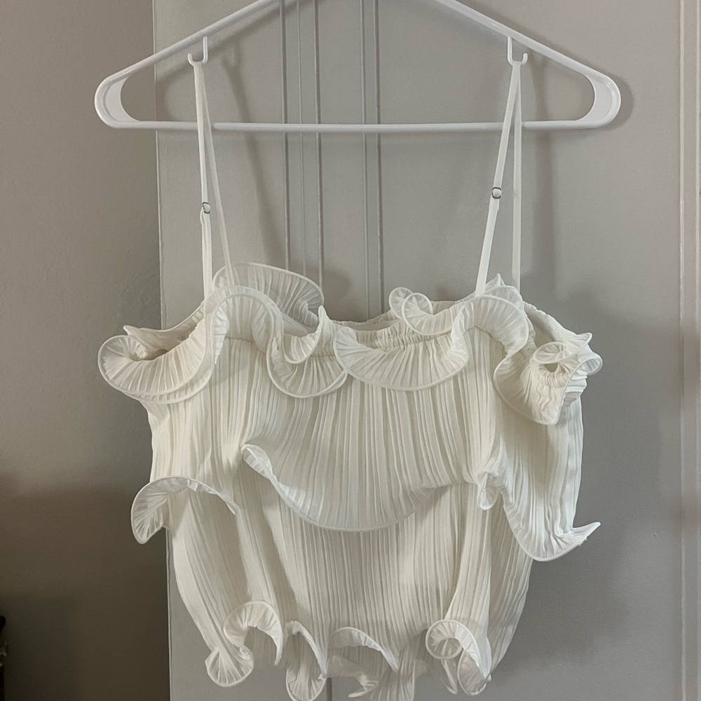 White Bachelorette Tank top